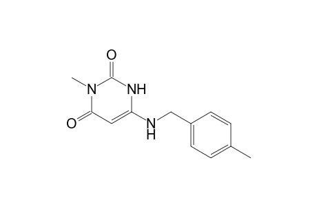 6-(4-Methylbenzyl)amino-3-methyluracil