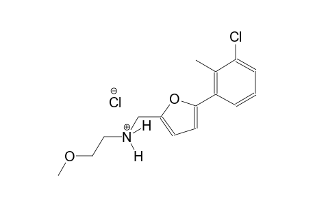 N-{[5-(3-chloro-2-methylphenyl)-2-furyl]methyl}-2-methoxyethanaminium chloride