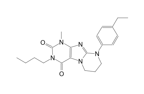 3-butyl-9-(4-ethylphenyl)-1-methyl-6,7,8,9-tetrahydropyrimido[2,1-f]purine-2,4(1H,3H)-dione