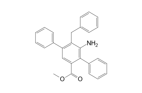 [1,1':4',1''-Terphenyl]-2'-carboxylic acid, 6'-amino-5'-(phenylmethyl)-, methyl ester