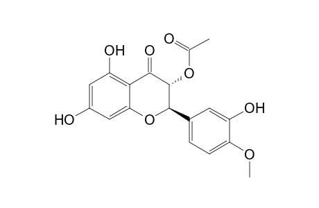 4H-1-Benzopyran-4-one, 3-(acetyloxy)-2,3-dihydro-5,7-dihydroxy-2-(3-hydroxy-4-methoxyphenyl) -, (2R-trans)-