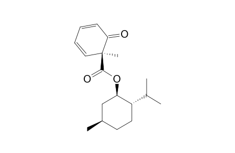 5-Methyl-2-(1-methylethyl)cyclohexyl ester of [1S-(1.alpha.(S*),2.beta.,5.alpha.)]-1-methyl-6-oxo-2,4-cyclohexadiene-1-carboxylic acid