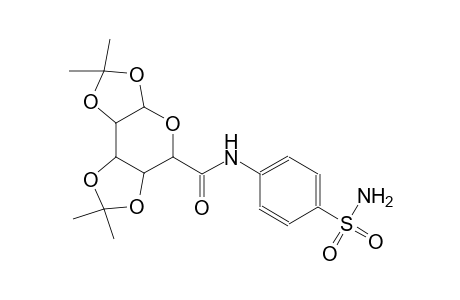 (3aR,5S,5aR,8aS,8bR)-2,2,7,7-tetramethyl-N-(4-sulfamoylphenyl)tetrahydro-3aH-bis([1,3]dioxolo)[4,5-b:4',5'-d]pyran-5-carboxamide