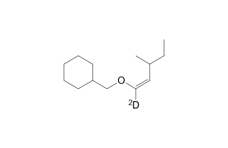 (Z)-1-Cyclohexylmethoxy-1-deuterio-3-methyl-1-pentene