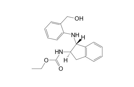 Ethyl N-[(1R,2R)-1-[2-(hydroxymethyl)anilino]-2,3-dihydro-1H-inden-2-yl]carbamate