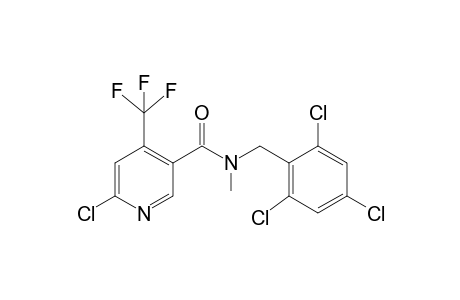 6-Chloro-N-methyl-N-(2,4,6-trichlorobenzyl)-4-(trifluoromethyl)nicotinamide