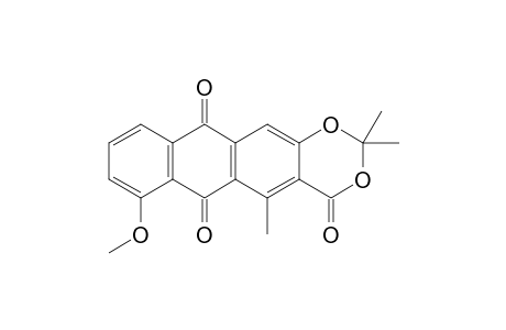 7-Methoxy-2,2,5-trimethyl-4H-anthra[2,3-d][1,3]dioxin-4,6,11-trione