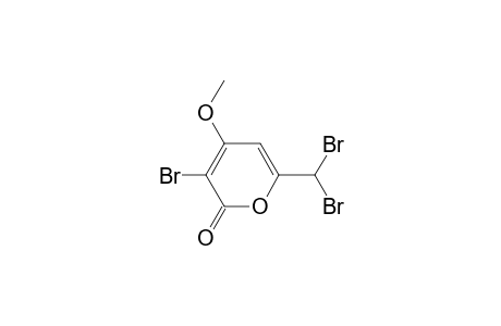 3-Bromo-6-(dibromomethyl)-4-methoxy-2-pyranone