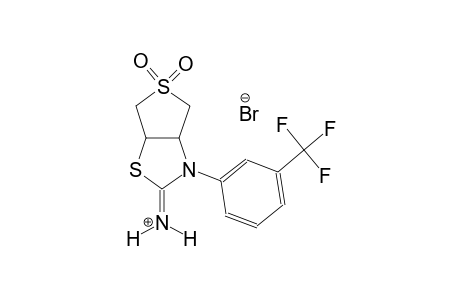 3-[3-(trifluoromethyl)phenyl]tetrahydrothieno[3,4-d][1,3]thiazol-2(3H)-iminium 5,5-dioxide bromide