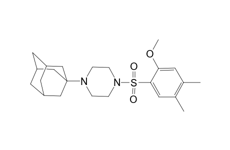 1-(1-Adamantyl)-4-[(2-methoxy-4,5-dimethylphenyl)sulfonyl]piperazine