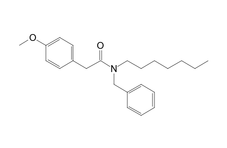 Acetamide, 2-(4-methoxyphenyl)-N-benzyl-N-heptyl-