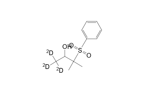 2-Butan-1,1,1-D3-ol, 3-methyl-3-(phenylsulfonyl)-