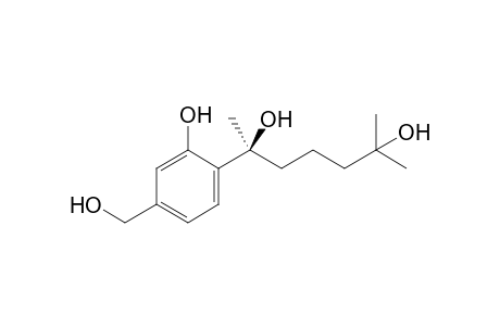 (2S)-2-(2-hydroxy-4-methylol-phenyl)-6-methyl-heptane-2,6-diol