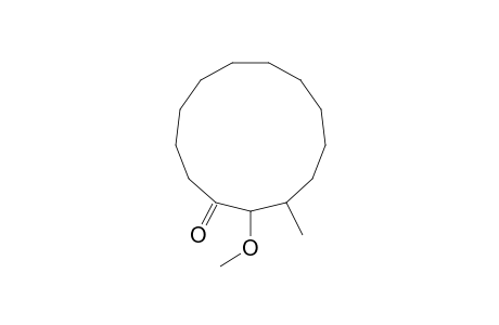 2-METHOXY-3-METHYL-CYCLOTRIDECAN-1-ONE