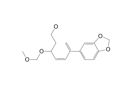 (4Z)-6-(3,4-Methylenedioxy)phenyl-3-(methoxy)methoxy-4,6-heptadiene-1-ol