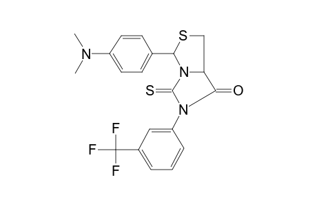 3-(4-Dimethylaminophenyl)-5-sulfanylidene-6-[3-(trifluoromethyl)phenyl]-3,7a-dihydro-1H-imidazo[1,5-c][1,3]thiazol-7-one