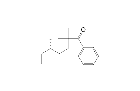 1-Heptanone, 2,2,5-trimethyl-1-phenyl-, (S)-