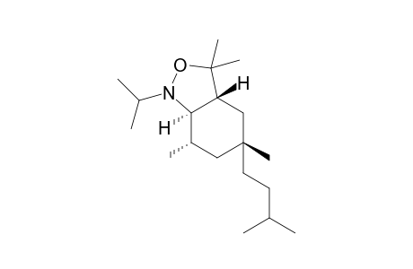 rac-(3aR,5R,7S,7aR)-5-isopentyl-1-isopropyl-3,3,5,7-tetramethyloctahydrobenzo[c]isoxazole