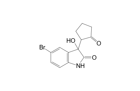 5-bromo-3-hydroxy-3-(2-oxocyclopentyl)-2-indolinone