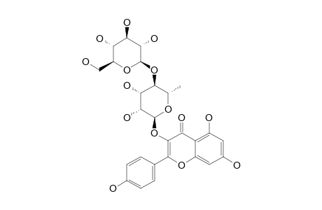KAEMPFEROL-3-O-GLUCOPYRANOSYL-(1->4)-RHAMNOPYRANOSIDE