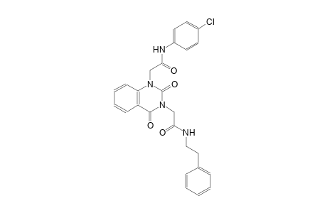 1,3-quinazolinediacetamide, N~1~-(4-chlorophenyl)-1,2,3,4-tetrahydro-2,4-dioxo-N~3~-(2-phenylethyl)-