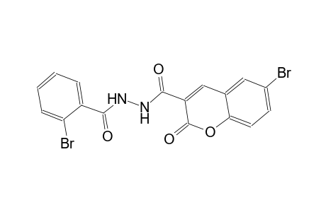 2-bromo-N'-[(6-bromo-2-oxo-2H-chromen-3-yl)carbonyl]benzohydrazide