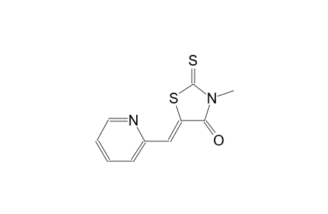 (5Z)-3-methyl-5-(2-pyridinylmethylene)-2-thioxo-1,3-thiazolidin-4-one