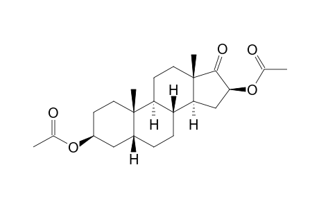 16-(Acetyloxy)-17-oxoandrostan-3-yl acetate