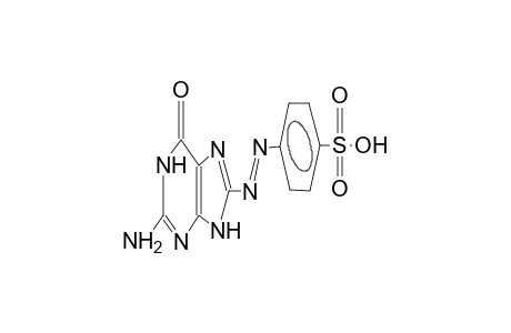 4-(6-amino-4-oxo-4,5-dihydro-1H-imidazo[4,5-d]pyrimidin-2-yl)diazenobenzenesulphonic acid