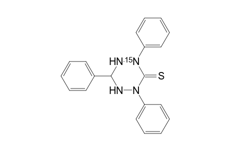 2,4,6-triphenyl-1,2,4,5-tetrazinane-3-thione