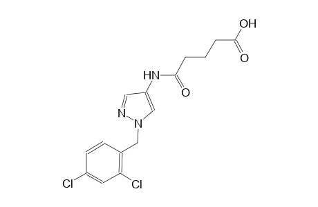 5-{[1-(2,4-dichlorobenzyl)-1H-pyrazol-4-yl]amino}-5-oxopentanoic acid