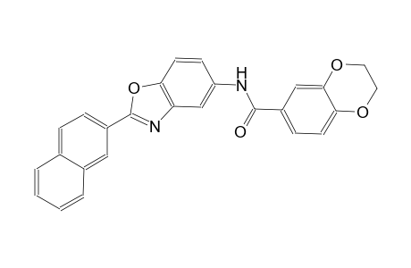 N-[2-(2-naphthyl)-1,3-benzoxazol-5-yl]-2,3-dihydro-1,4-benzodioxin-6-carboxamide