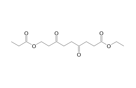 4,7-dioxo-9-hydroxynonanoic acid, ethyl ester, propionate