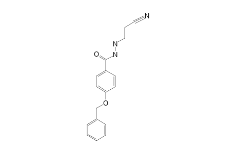 4-BENZYLOXYBENZOYL-N'-2-CYANOETHYLBENZOHYDRAZIDE