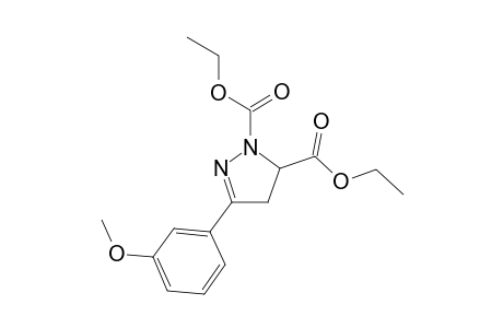 Diethyl 3-(3-methoxyphenyl)-4,5-dihydro-1H-pyrazole-1,5-dicarboxylate