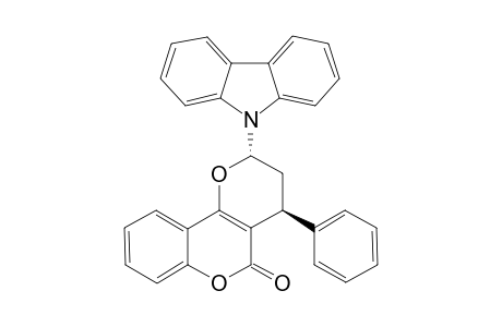 2,3,4,5-TETRAHYDRO-2-(CARBAZOL-9'-YL)-4-PHENYLPYRANO-[3,2-C]-BENZOPYRAN-5-ONE;TRANS-ISOMER