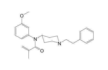 N-(3-Methoxyphenyl)-2-methyl-N-[1-(2-phenylethyl)piperidin-4-yl]prop-2-enamide