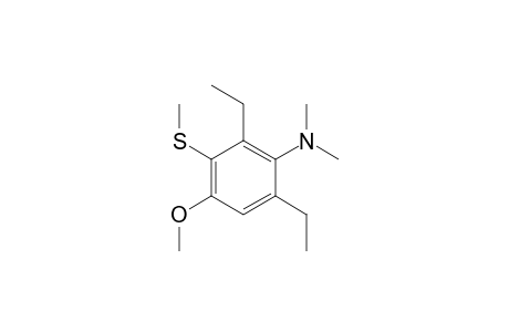 2,6-Diethyl-3-(methylthio)-4-methoxy-N,N-dimethylaniline