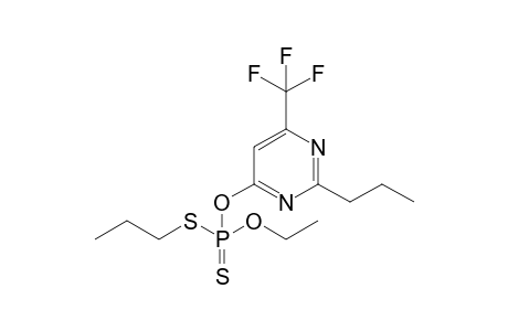 Phosphorodithioic acid, O-ethyl S-propyl-O-[2-propyl-6-(trifluoromethyl)-4-pyrimidinyl] ester