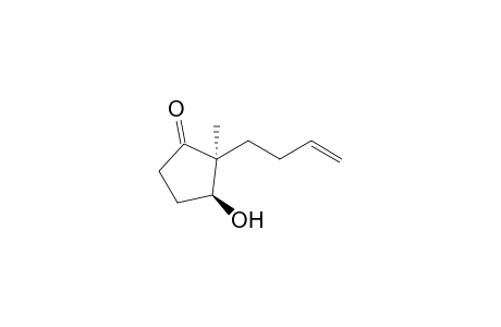 (2S,3S)-2-but-3-enyl-2-methyl-3-oxidanyl-cyclopentan-1-one
