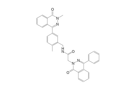 N-[2-methyl-5-(3-methyl-4-oxo-3,4-dihydro-1-phthalazinyl)benzyl]-2-(1-oxo-4-phenyl-2(1H)-phthalazinyl)acetamide