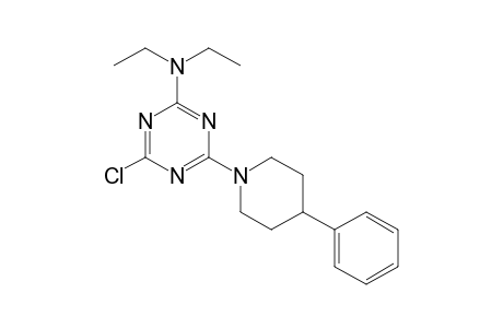 2-Chloro-4-(diethylamino)-6-(4'-phenylpiperidino)-1,3,5-triazine