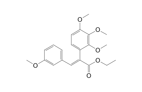 3-(3-Methoxyphenyl)-2-(2,3,4-trimethoxyphenyl)acrylic acid ethyl ester