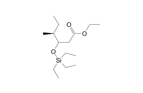 Ethyl (4S)-4-Methyl-3-[(triethylsilyl)oxy]hexanoate