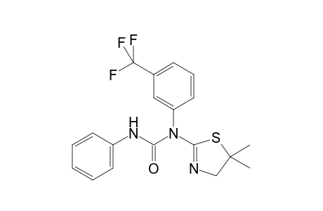 1-(5,5-dimethyl-4,5-dihydro-1,3-thiazol-2-yl)-3-phenyl-1-[3-(trifluoromethyl)phenyl]urea