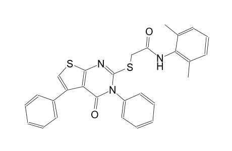 acetamide, 2-[(3,4-dihydro-4-oxo-3,5-diphenylthieno[2,3-d]pyrimidin-2-yl)thio]-N-(2,6-dimethylphenyl)-