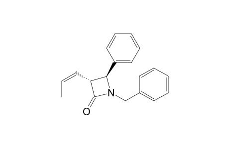 trans,cis-1-Benzyl-4-phenyl-3-propenylazetidin-2-one