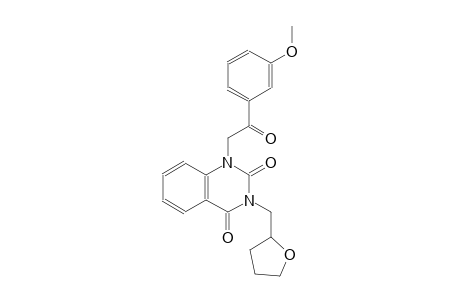 1-[2-(3-methoxyphenyl)-2-oxoethyl]-3-(tetrahydro-2-furanylmethyl)-2,4(1H,3H)-quinazolinedione