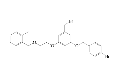 3-(p-Bromobenzyloxy)-5-[2-(2-methylbenzyloxy)ethoxy]-1-(bromomethyl)benzene