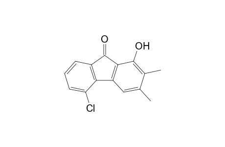 5-Chloro-1-hydroxy-2,3-dimethyl-9H-fluoren-9-one